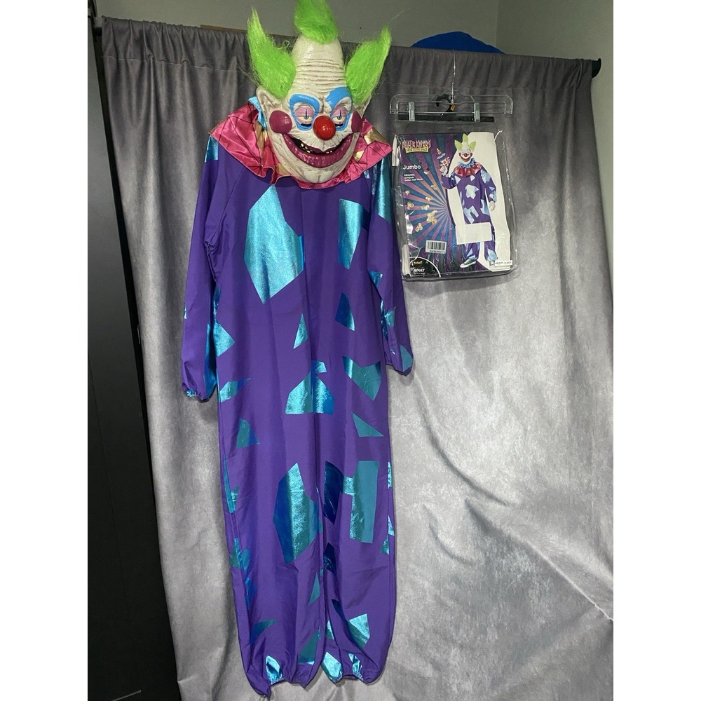 Killer Klowns From Outer Space Jumbo Halloween Costume Clown Adult Size S/M